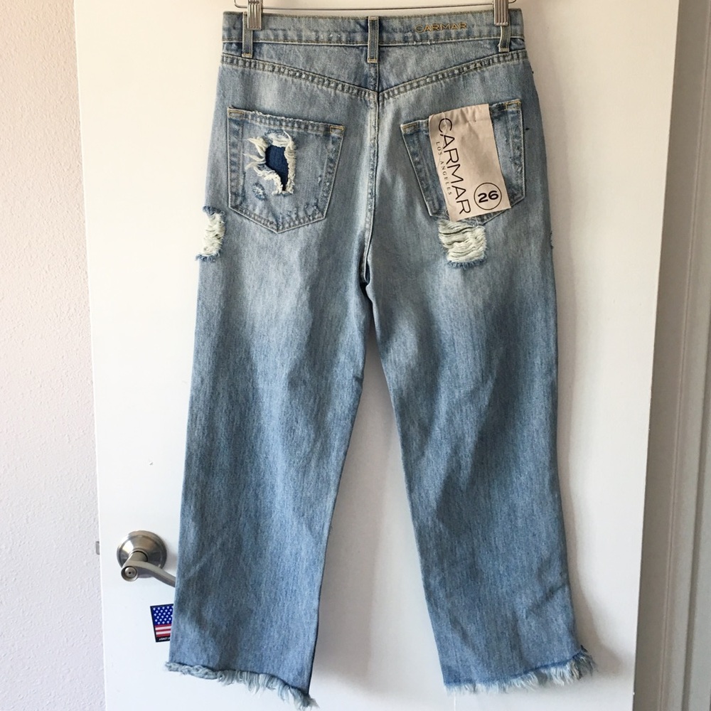 BNWT Carmar distressed denim jeans - Picture 4 of 8