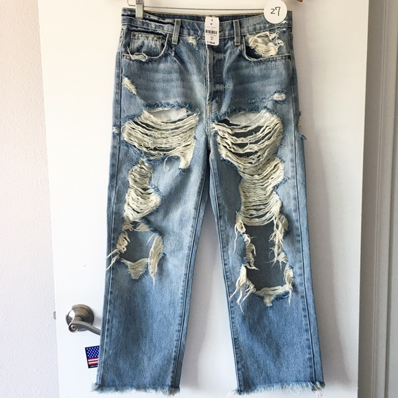 BNWT Carmar distressed denim jeans - Picture 5 of 8