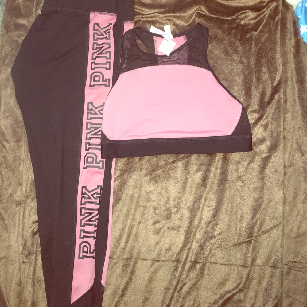 Legging and bralettes