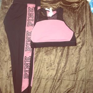 Legging and bralettes