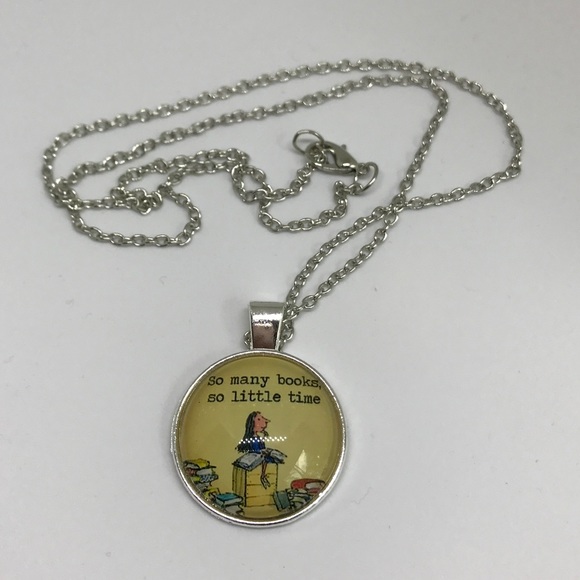 So Many Books So Little Time Necklace - Picture 6 of 7