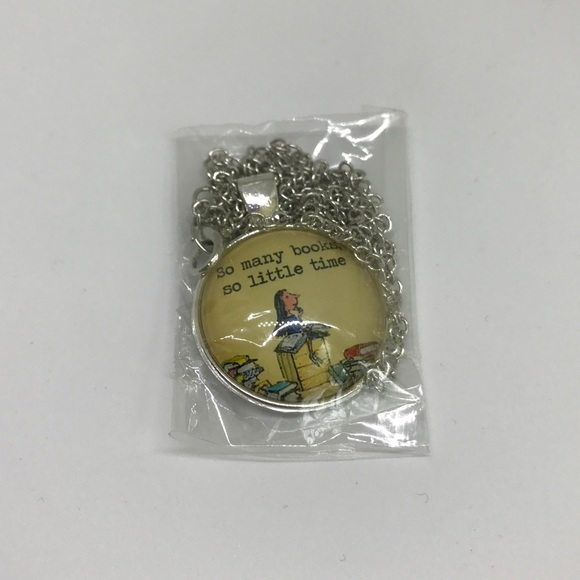 So Many Books So Little Time Necklace - Picture 7 of 7