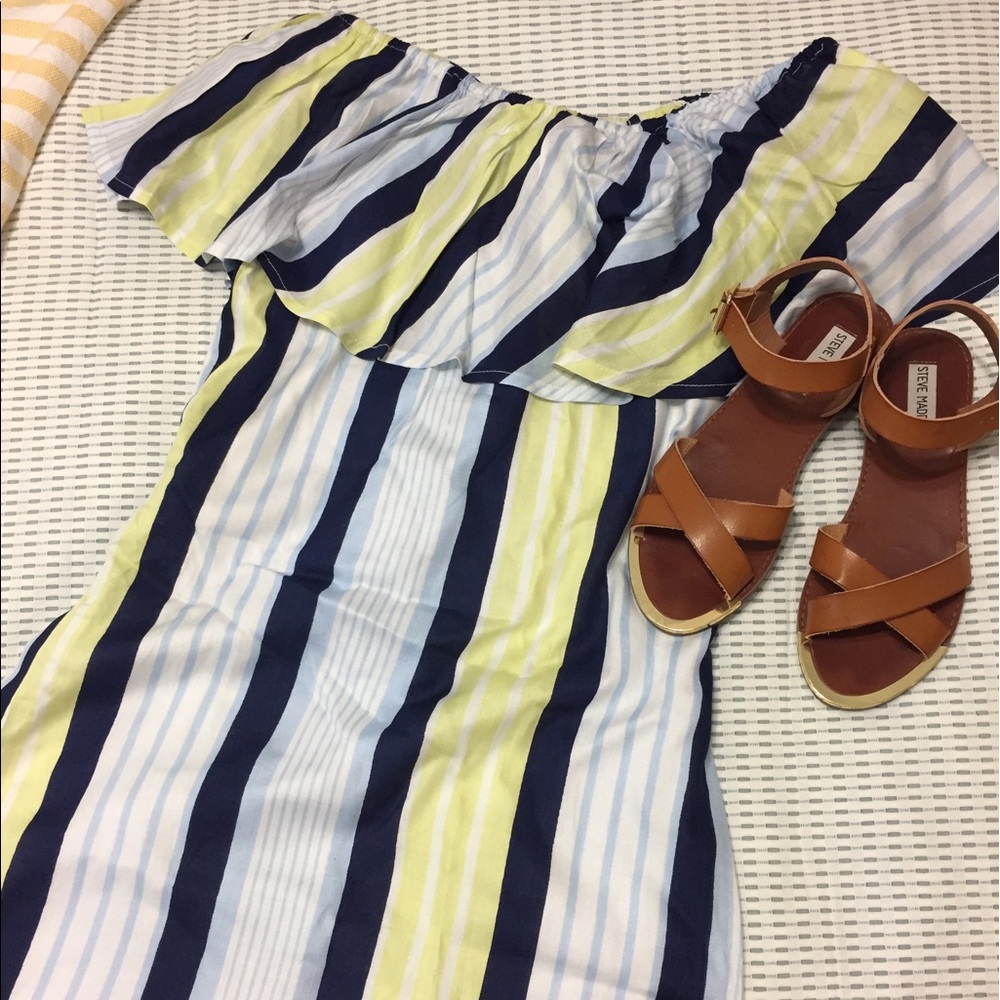 Flounce Off-Shoulder Dress