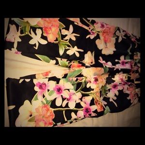 Multi Floral slim pant