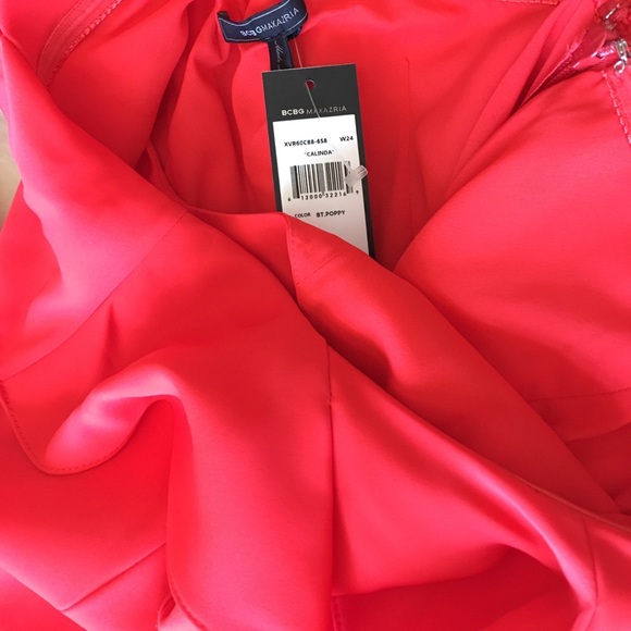 BCBGMaxAzria OneShoulder Ruffle Dress - Picture 3 of 4