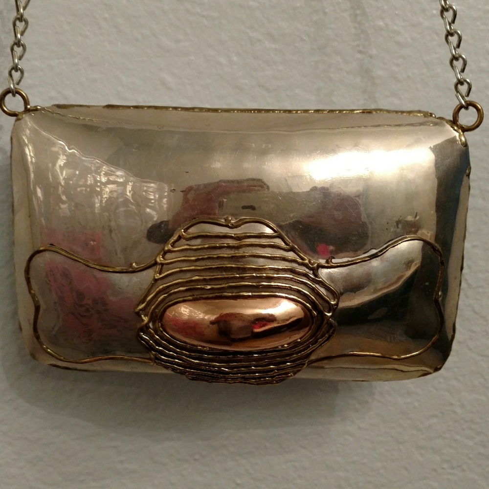 Mixed Metal Purse