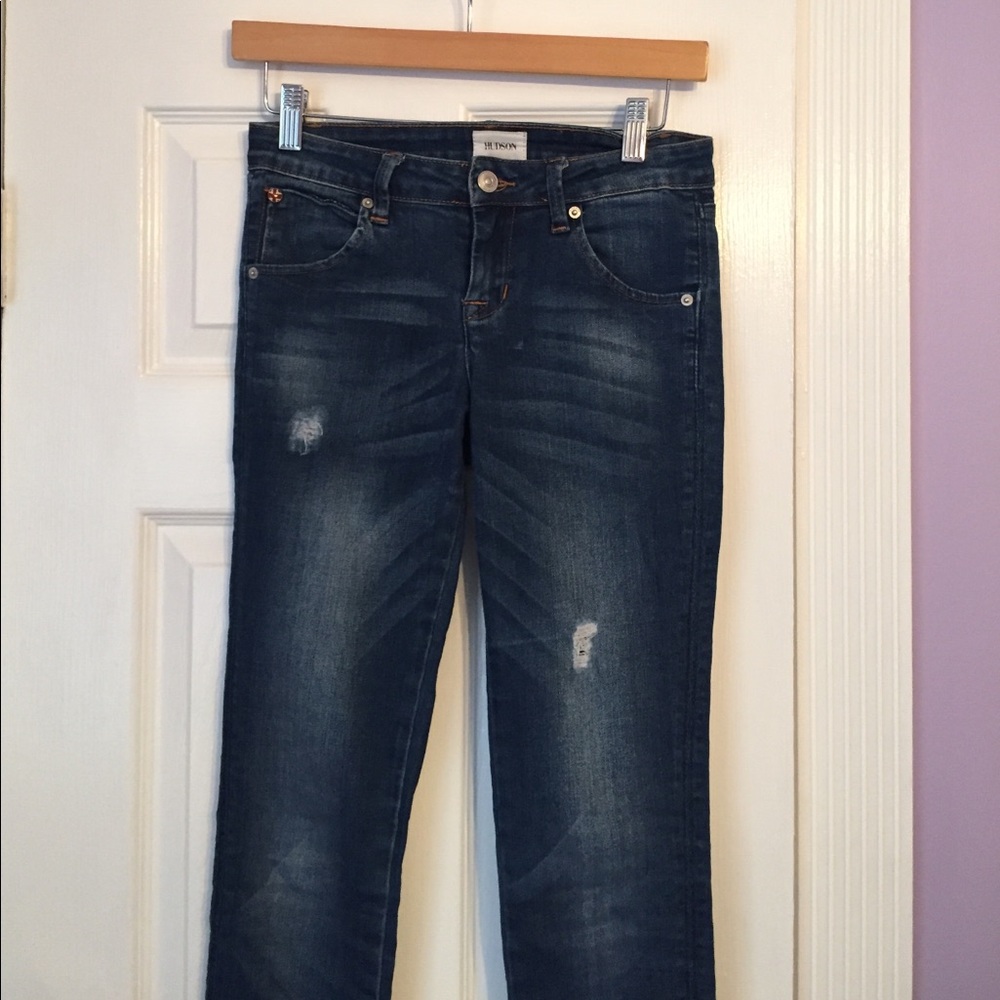 Girls Hudson blue jeans