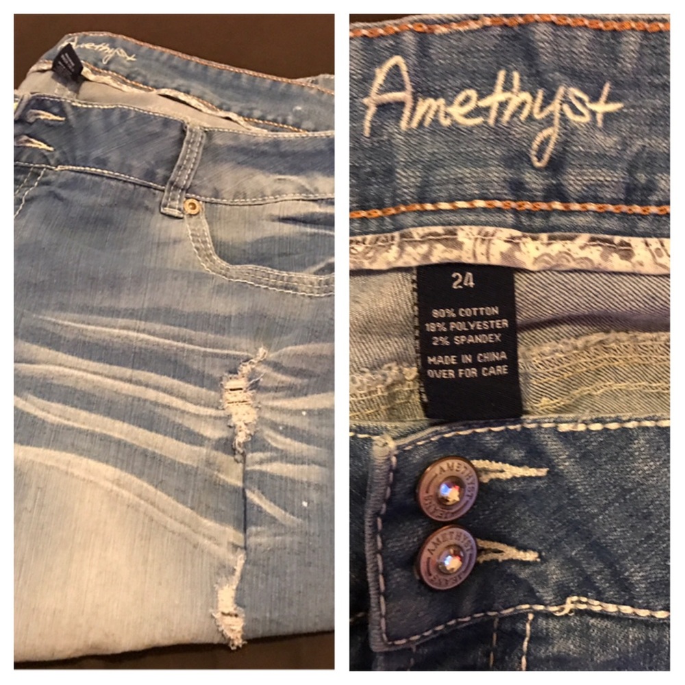 Amethyst capri jeans