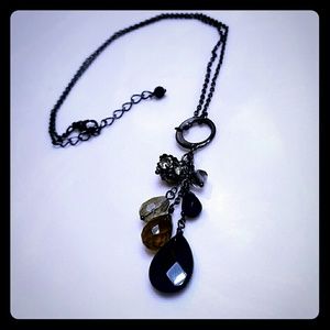 Dark Silver Necklace