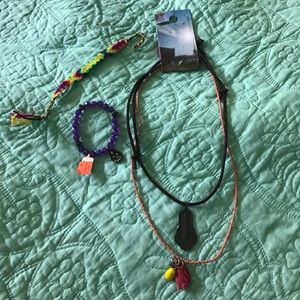 Necklace bracelet combo