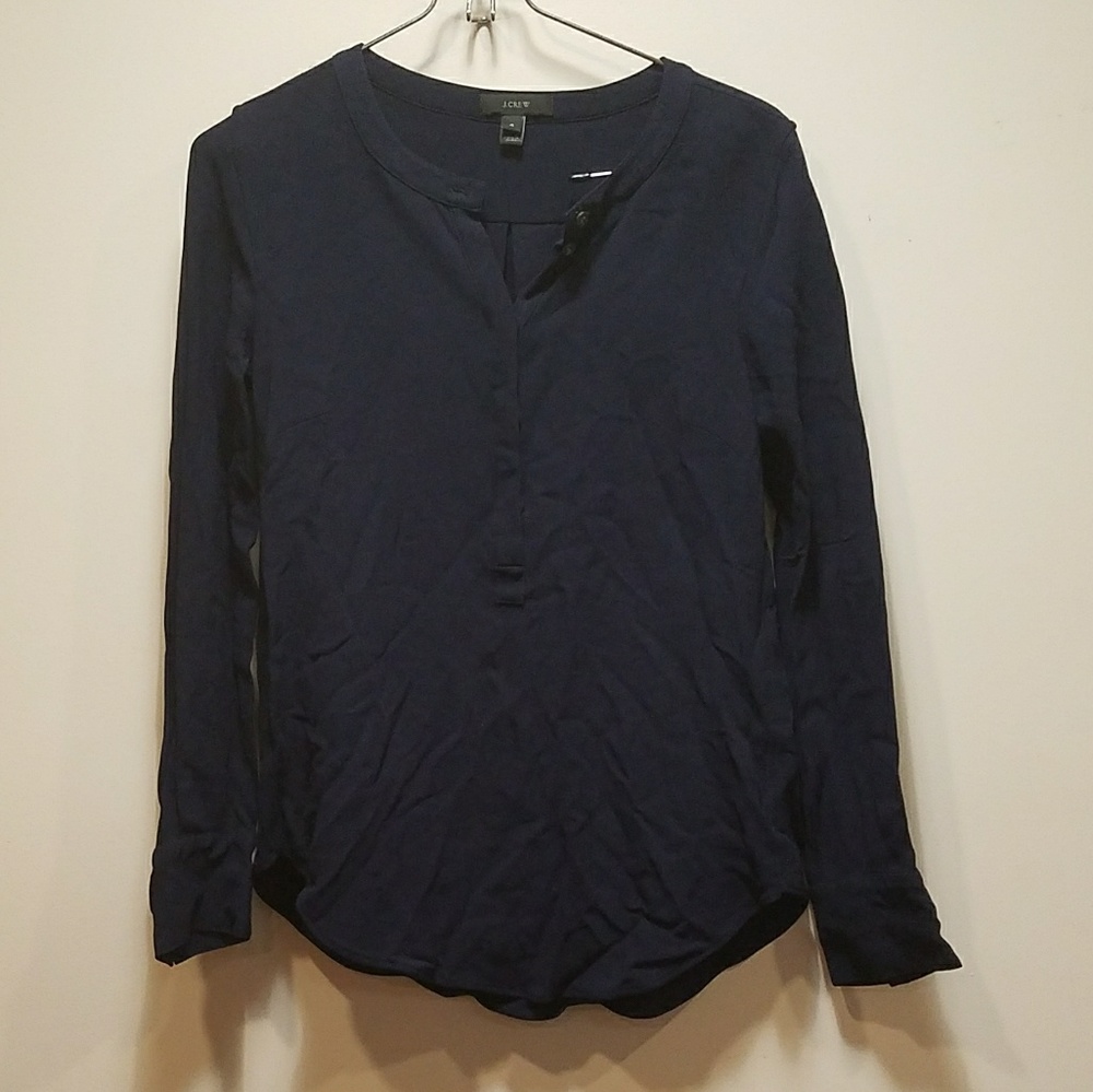J.crew button blouse