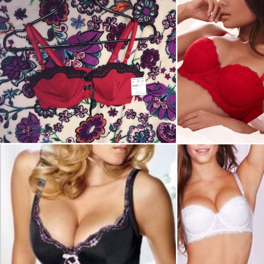*BAFO* FH- RED with black lace bra
