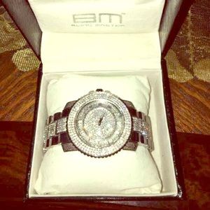 Iced out men watch custom made