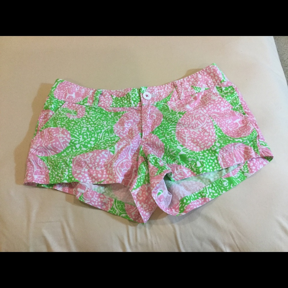 Lilly Pulitzer The Walsh shorts. Limeade cheat ya.