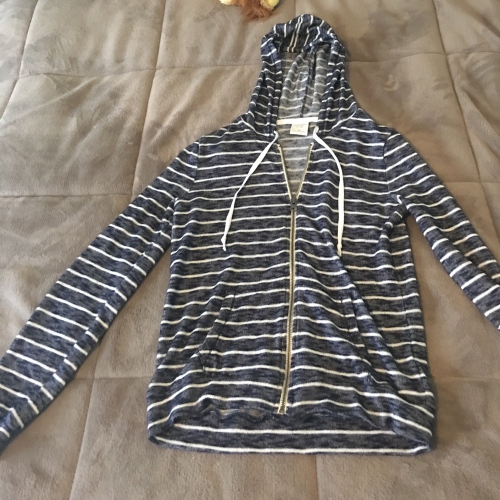 Abercrombie striped hoodie