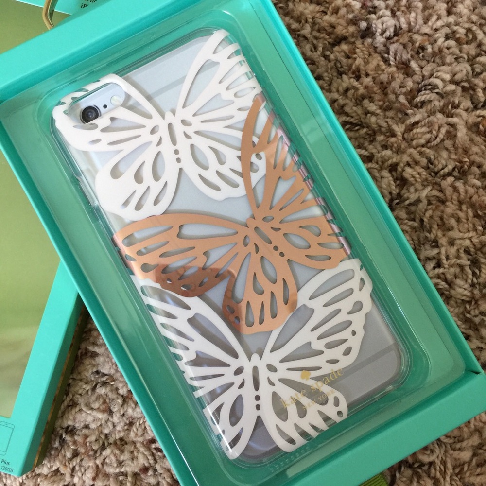 ❌SOLD❌ Rose Gold 🦋 iPhone 6 Plus 6s Plus Case