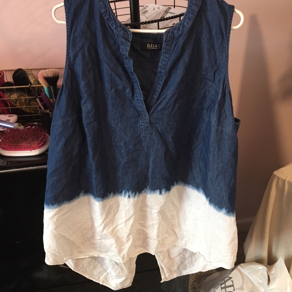 Blue/White Denim Shirt