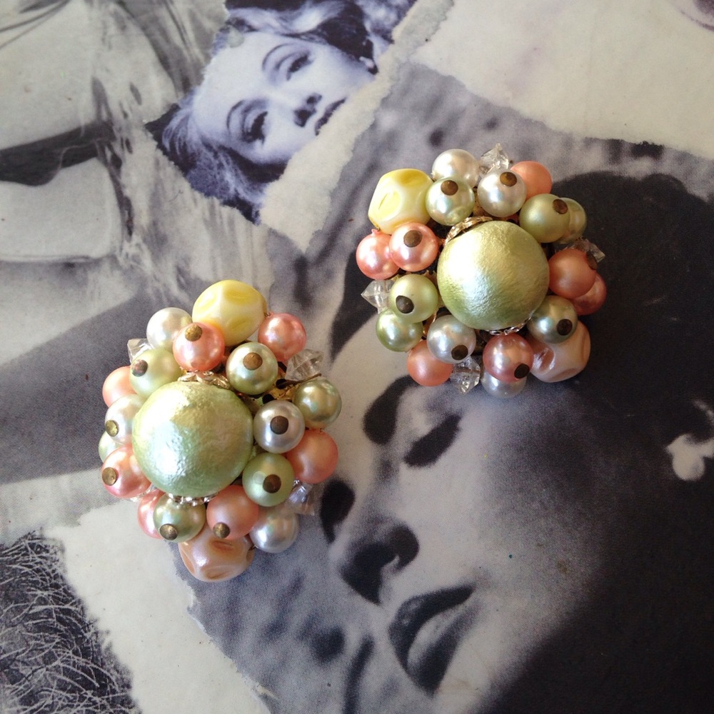 Vintage Clip on Earrings