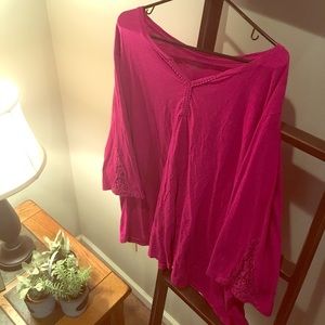 4X Catherine's Three Quarter Sleeve Shirt