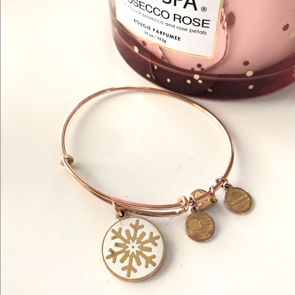 Alex and Ani Snowflake Bracelet - Picture 1 of 2