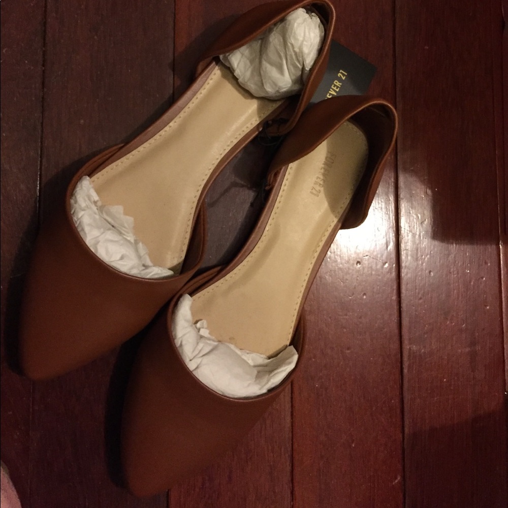 Tan forever 21 flats