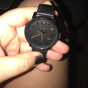 Coach leather watch