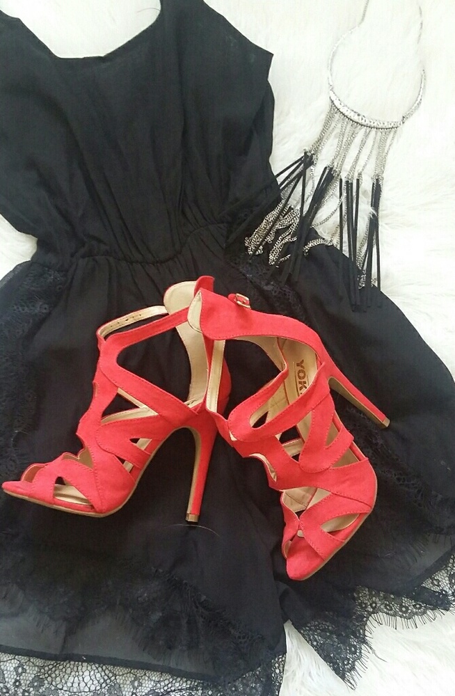 Fashionable cut out heels ??