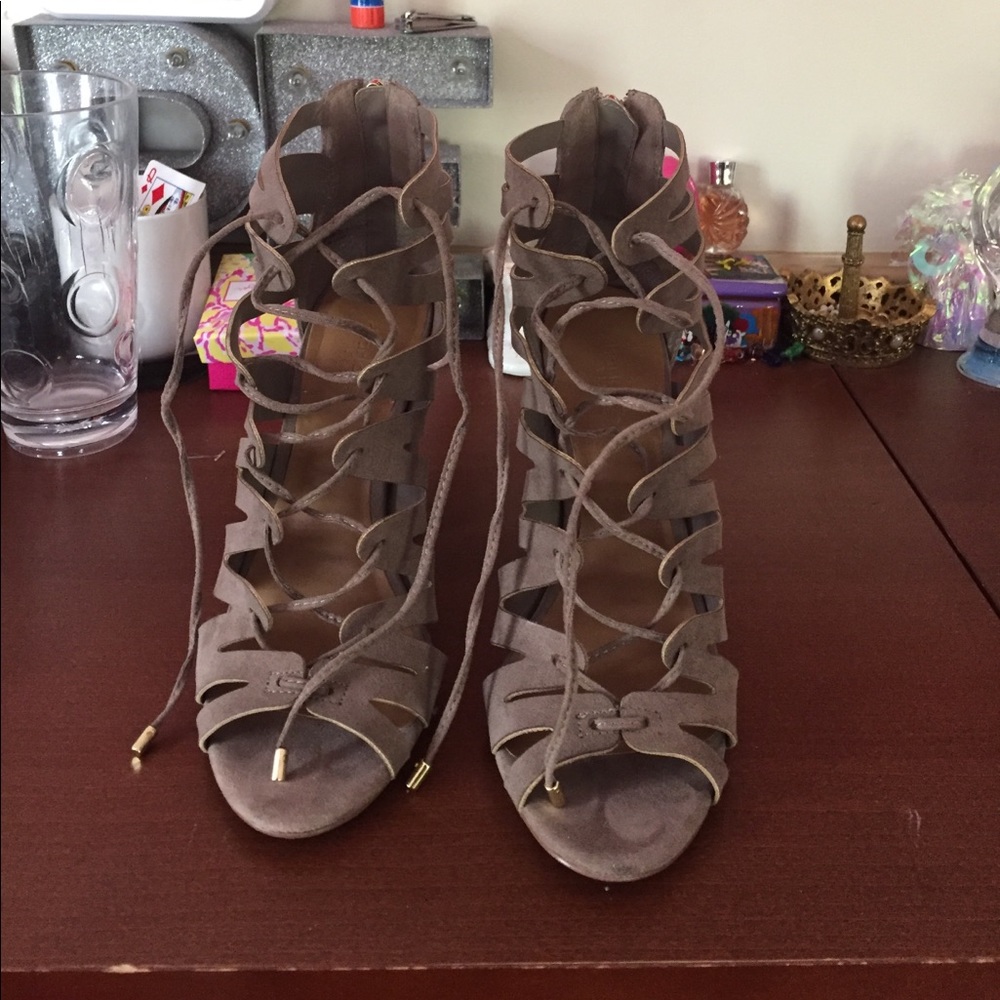 Lace up heels