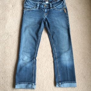 Silver Santorini crop jeans