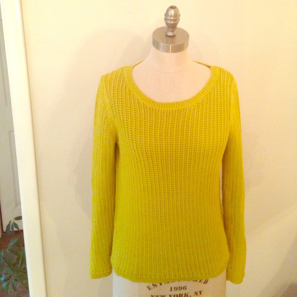 Lemon Lime Ann Taylor Loft Sweater