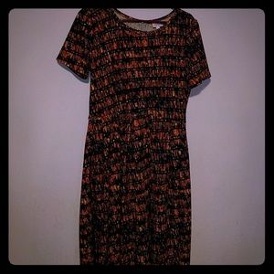 Gorgeous Lularoe XL Amelia Blue and Orange