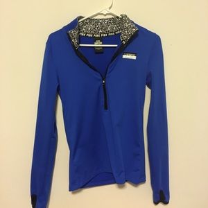 VS PINK, half zip sweatshirt (blue) VS PINK, half zip sweatshirt (blue)