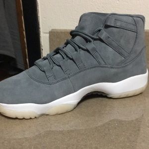 Air Jordan 11 Premium Cool Grey Suede