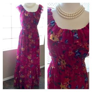 SALE 5x$30‼️XS Old Navy Floral Maxi Dress