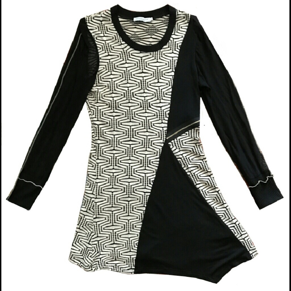 Elegant Dzhavael Couture Asymmetric Hem Dress  S/M