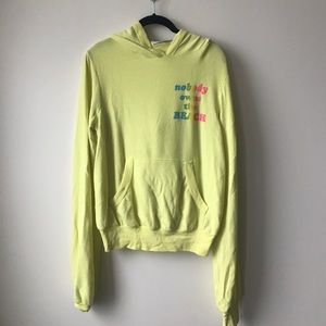 Bright Yellow Wildfox Beach Hoodie