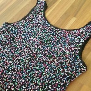 Super cute Stenay Beaded Top Low back w/tie Silk!