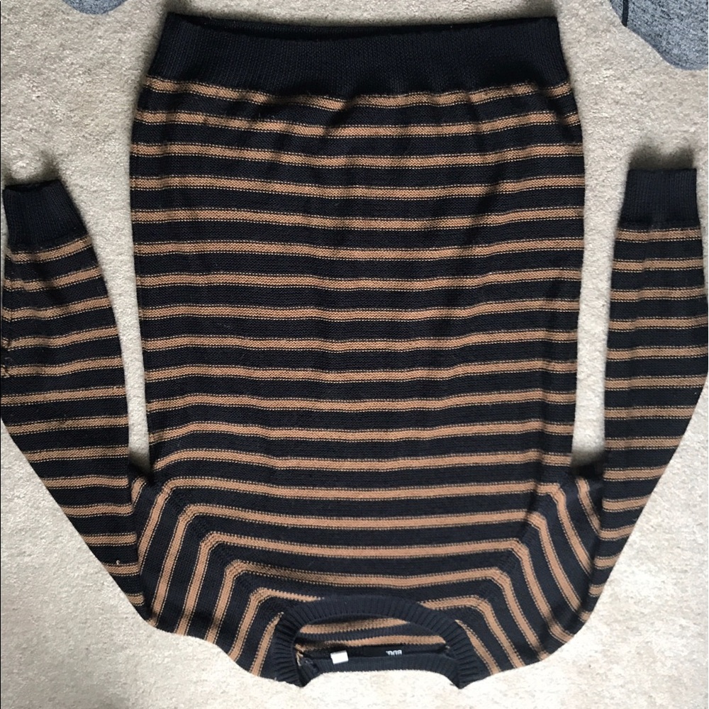 Urban outfitters striped long sweater