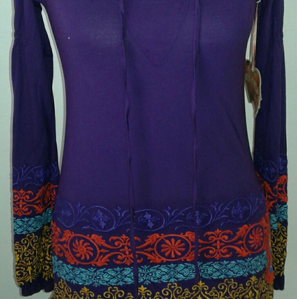 JWLA by Johnny Was Long Sleeve Boho Tunic Size (S)