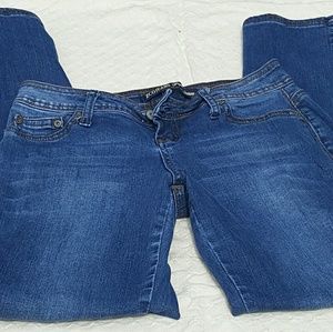A pair of Zco brand skinny jeans