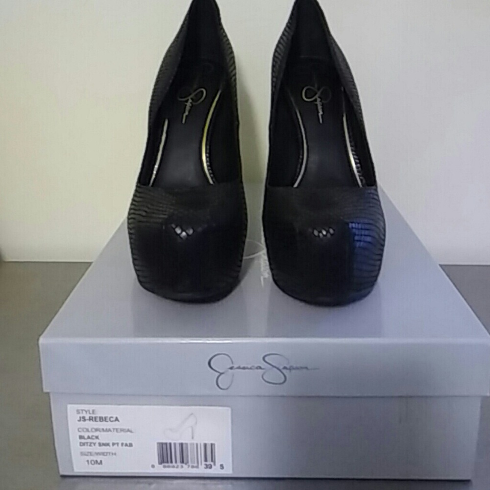 Jessica Simpson Ditzy Snake Heel