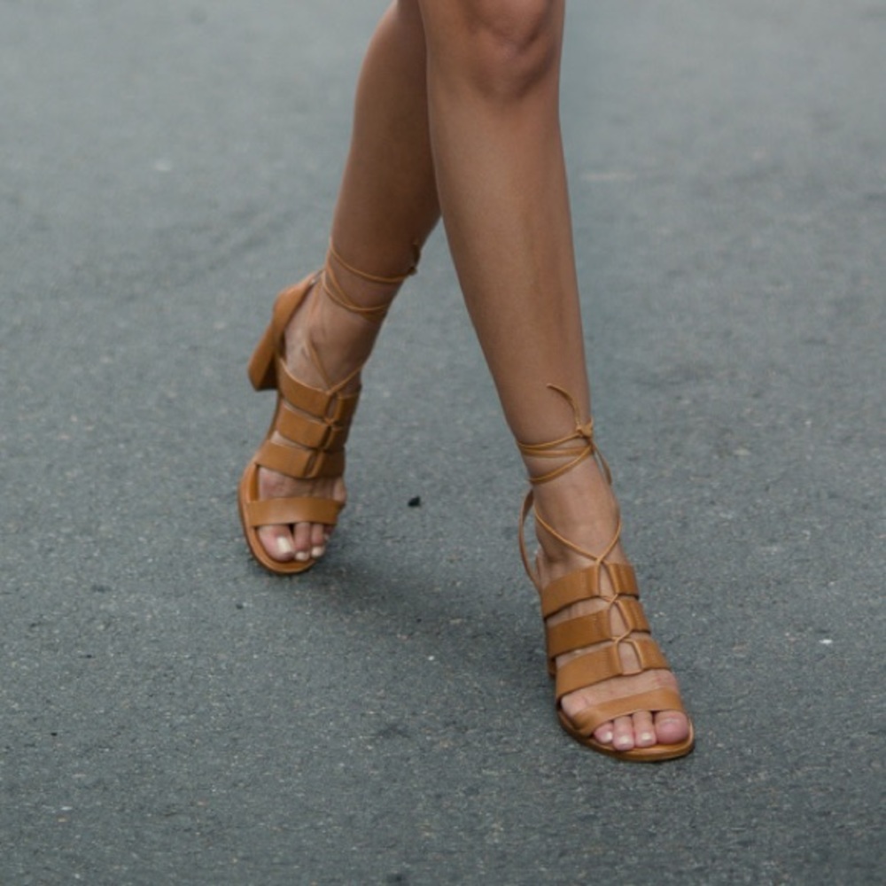 banana republic block heel strap sandals