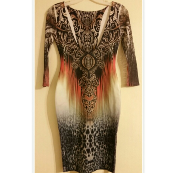 Fitted Spandex Dress - Picture 2 of 2