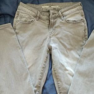 Old navy mid-rise rock star jeans