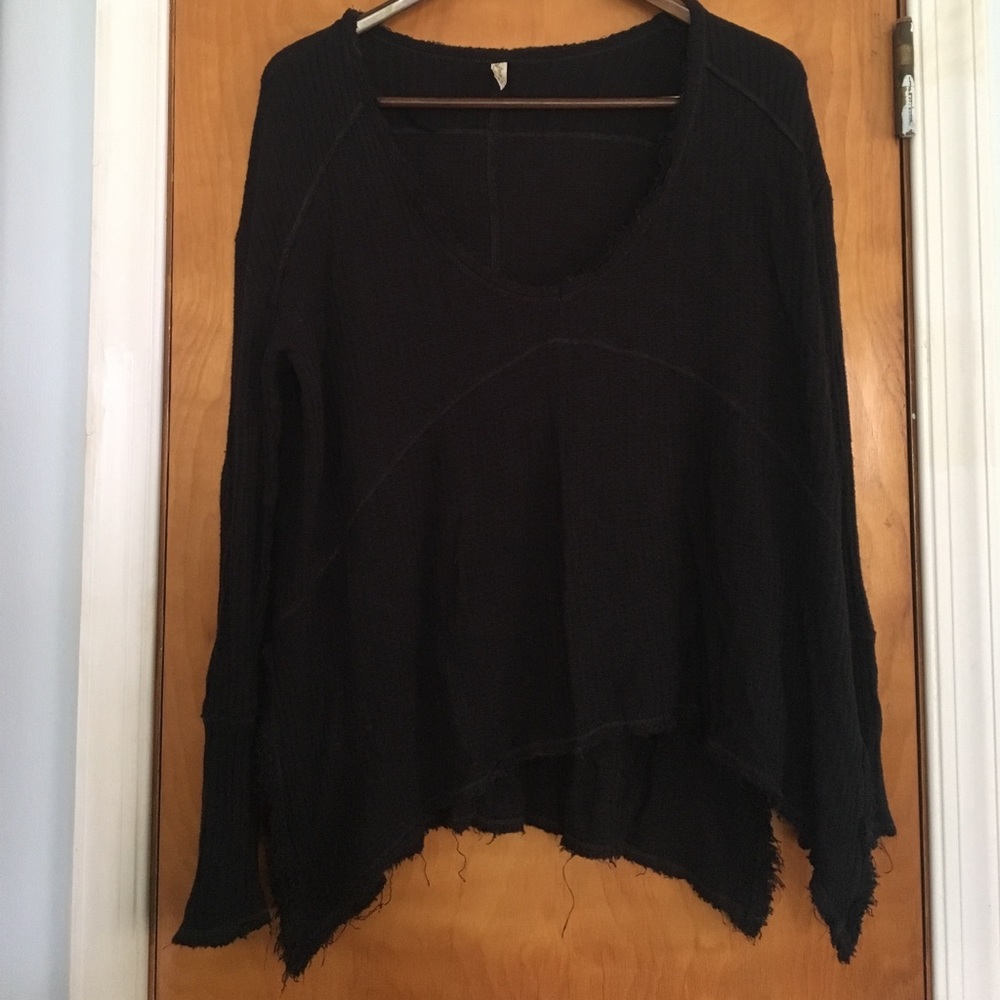 Free people black sweater/top