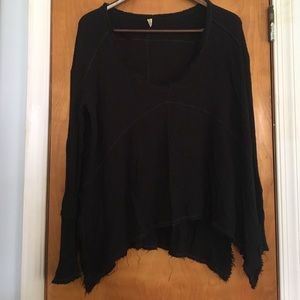 Free people black sweater/top