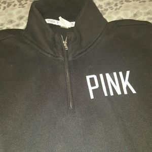 Victoira's Secret Pink Half zip sweater