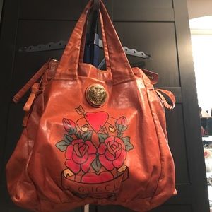 Gucci Love Tattoo Luggage Color Handbag