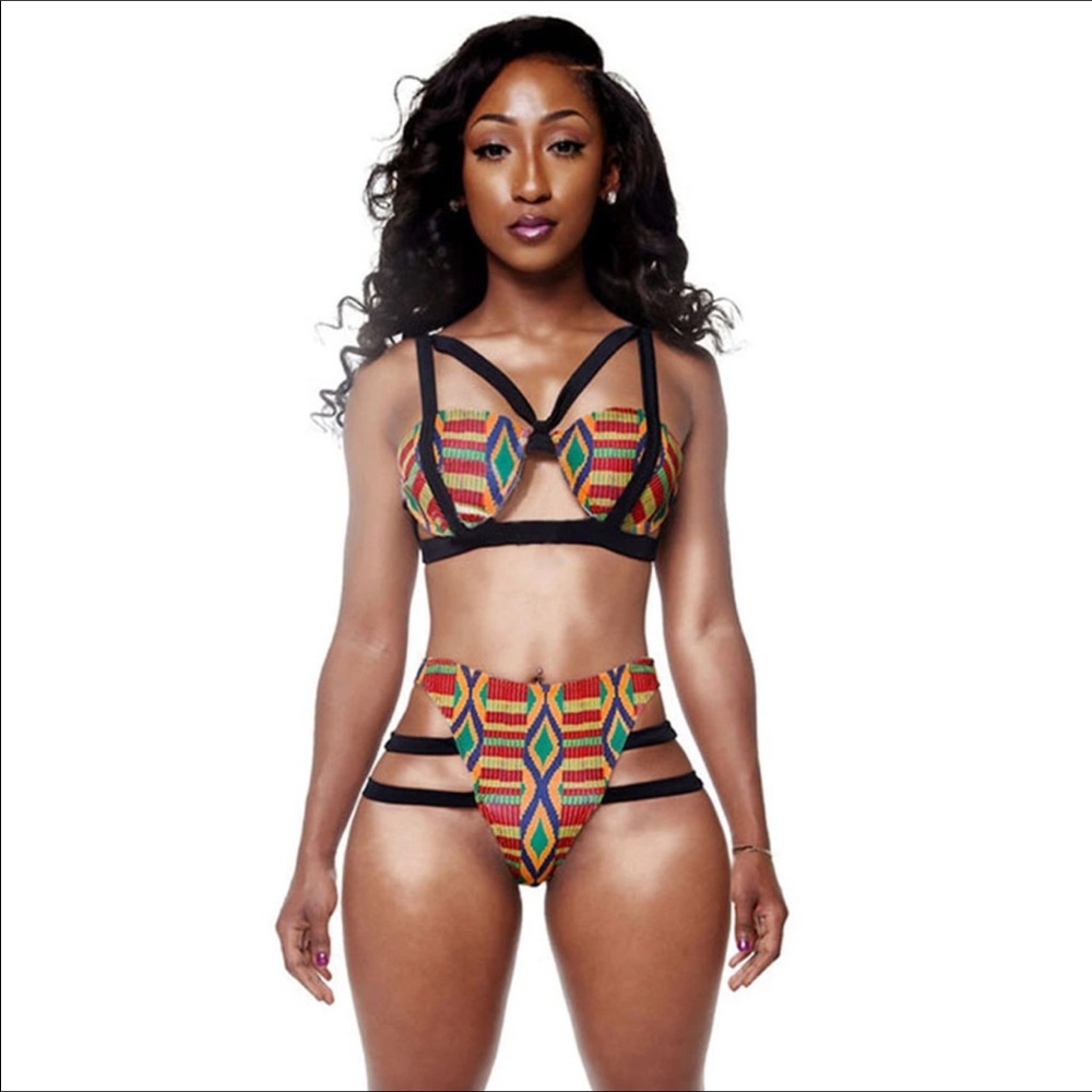 Size small tribal bikini