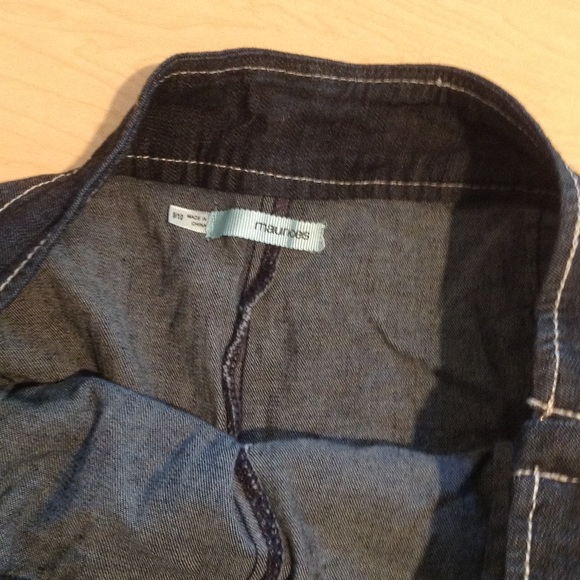 Maurice's jean skort - Picture 2 of 3